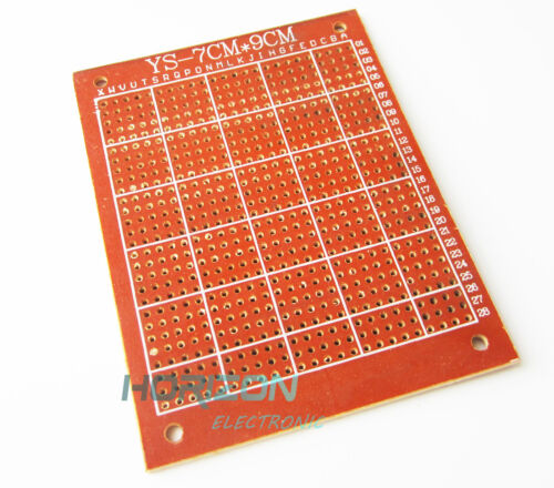 5pcs7x9cm DIY Breadboard Universal Printed Circuit Panel Board Prototype PCB Top