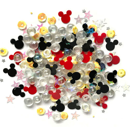 Iridescent gems,confetti,sequin shapes for crafts Buttons Galore Sparkletz