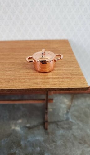 Details about   Dollhouse Miniature Half Scale Tiny Copper Soup Cooking Pot with Lid 1:24 Falcon 