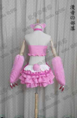 Super Sonico Pink Bear Gloomy Racing GK Ver Cosplay Costume