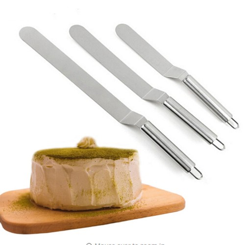 Butter Cake Cream Blade Stainless Steel Spatula Straight Icing Frosting Spreader
