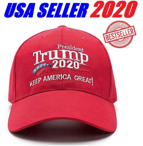 Donald Trump 2020 MAGA Embroidery Hat Keep Make America Great Again Cap USA Red 