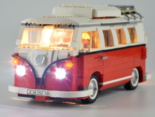 USB AA POWER BANK NEW BRICKBUMS LED  KIT FOR LEGO 10220 VW T1 CAMPER VAN