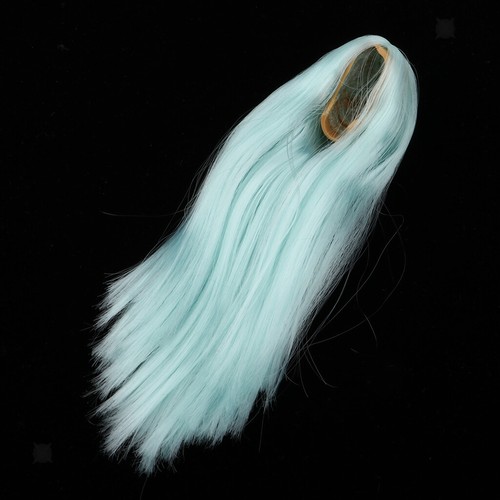 Blue 1:6 Scale Woman Hair Wig For 12/" Female Head Sculpting BJD Dolls
