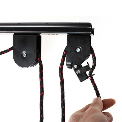 Ceiling Wall Mounted Bicycle Rack Bike Hanging Holder Cycling Roof Rope Hanger