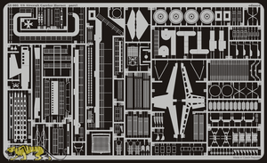 Eduard 53005 Fotoätzteile für 1:350 USS Hornet CV-8 Trumpeter 05601