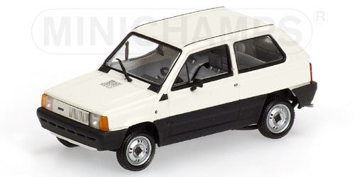Fiat Panda 34 1980 White 1:43 Model MINICHAMPS