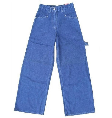 NEW 90s Y2K MENS WOMENS BAGGY SKATER JEANS STREET DENIM HIP HOP WIDE LEG MEGA