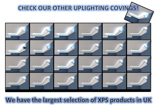 XPS Polystyrene COVING LED Lighting cornice LOWEST PRICE BGX10 SIZE 120mm x 60mm