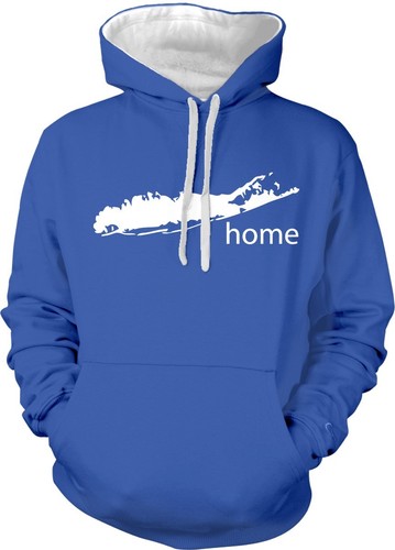 Long Island Home NYC Pride New York City Nassau Suffolk 2-tone Hoodie Pullover