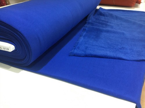 0,50m sweatstoff azul Sweat tela br.165cm Fleece Ökotex wintersweat sustancias kt32