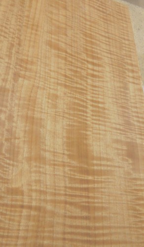 Anigre Figured Fiddleback wood veneer 12/" x 12/" raw no backing AAA grade 1//42/"