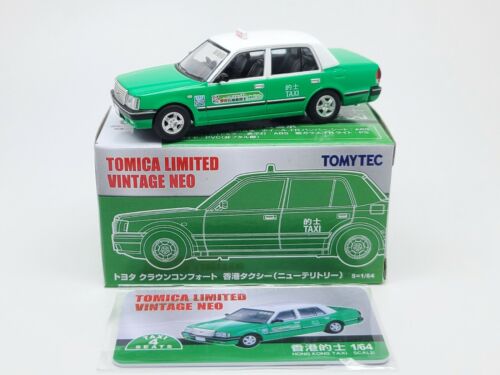 1:64 Tomytec Tomica Limited Vintage Neo Toyota Crown Comfort Hong Kong Taxi TLV