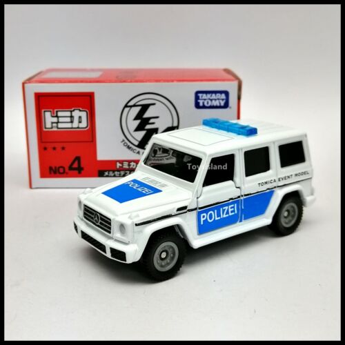 TOMICA EVENT MODEL 4 Mercedes-Benz G-Class POLIZEI POLICE CAR 1//62 TOMY NEW 35
