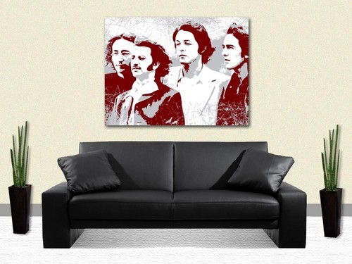 Beatles-Music Icons-Impreso En Lona-Alta Calidad-Elegante Enmarcado Arte De Pared