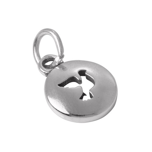 Thecharmworks Plata Esterlina 925 semicirculares Dove encanto
