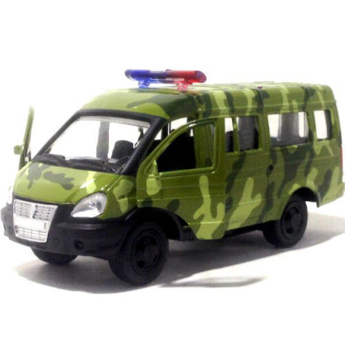 Diecast Vehicles Scale 1:50 Van GAZ 2705 GAZelle Russian Military Toy Cars