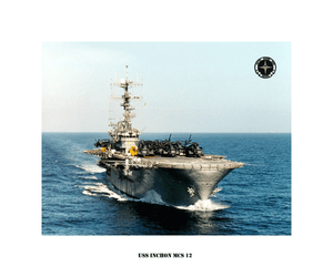 USN Navy Naval Ship Photo Print USS INCHON MCS 12