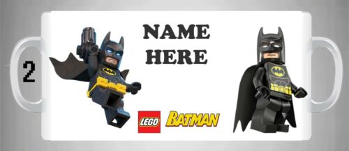 Personalised Lego Batman Mug Novelty Cup Movie Superhero Gift 