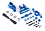 CNC metal arms steering group suit set BLUE fit losi 5ive-T parts rovan LT