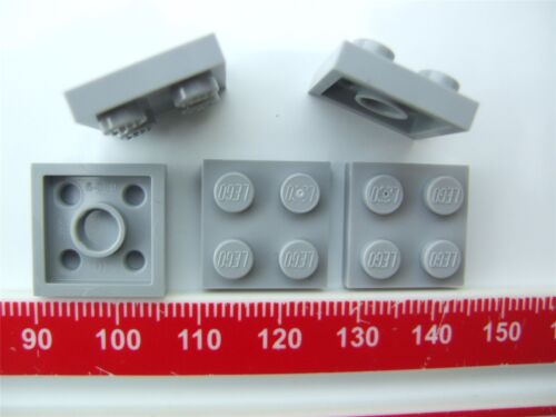 parts & pieces - 4211397 5 x Lego Grey Plate size 2x2 