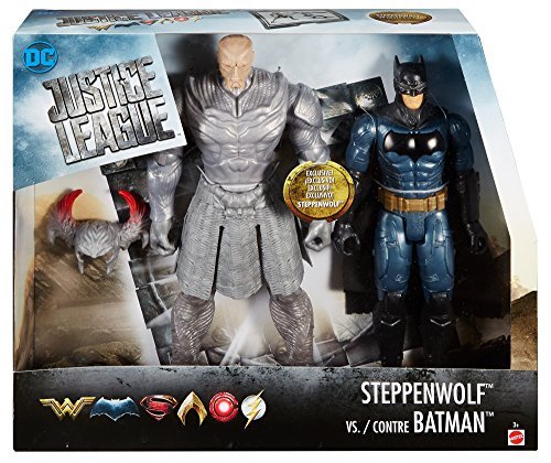 12/" 2-pack Mattel DC Justice League Batman vs Steppenwolf figures