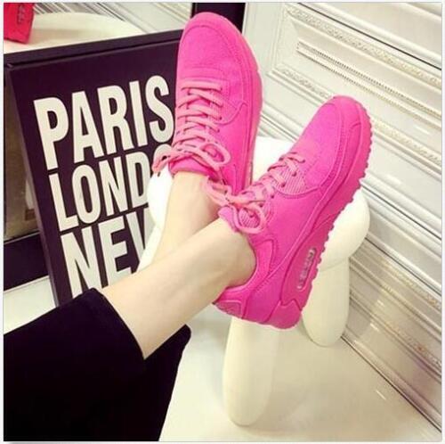 Fashion Women's Trainer Running Sneakers Lace up Casual Athletic Sports Shoes A4 