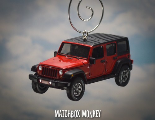 Jeep Wrangler Unlimited Custom Christmas Ornament Hard Top JL JK 4 Door Adorno