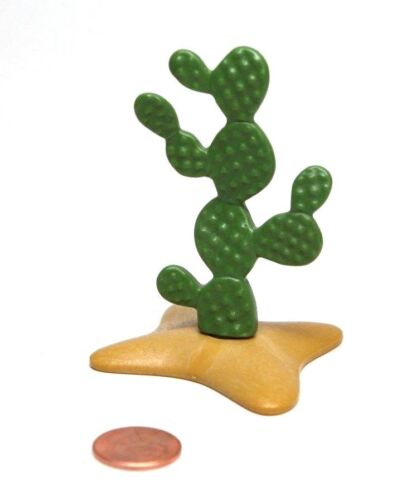 Playmobil Western Desert Landscape Cactus Plant w/ Sand Base