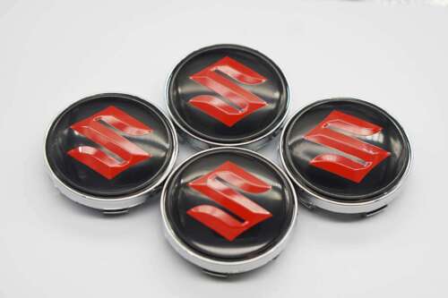 4x 60mm For Suzuki Car Logo Wheel Rim Center Covers Hub Caps Badges Auto Styling