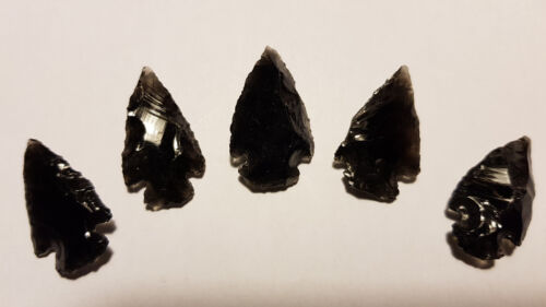 10-500 Stück Pfeilspitze Obsidian 3-4,5cm obsidiana ossidiana freccia point 