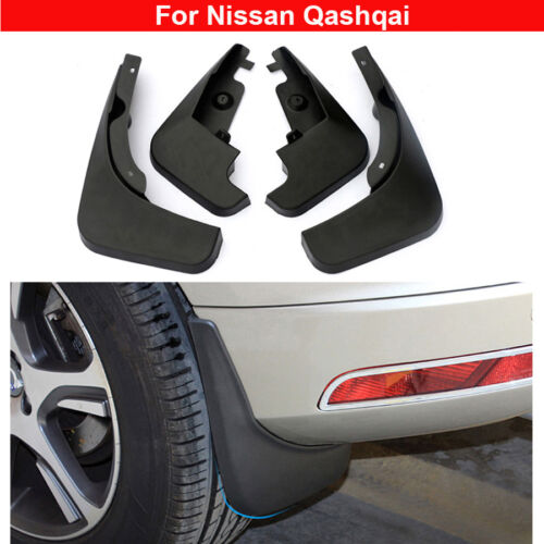 4pcs Plastic Tire Mudguard Splash Guards Mud Flaps For Nissan Qashqai 2014-2019