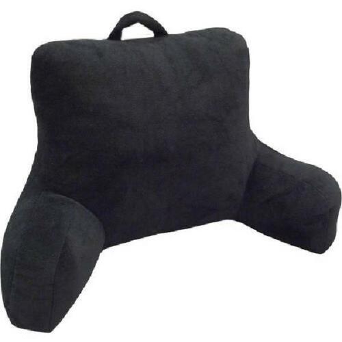 Plush Backrest Pillow Bed Cushion Support Reading Back Rest Arms Chair Lounger 