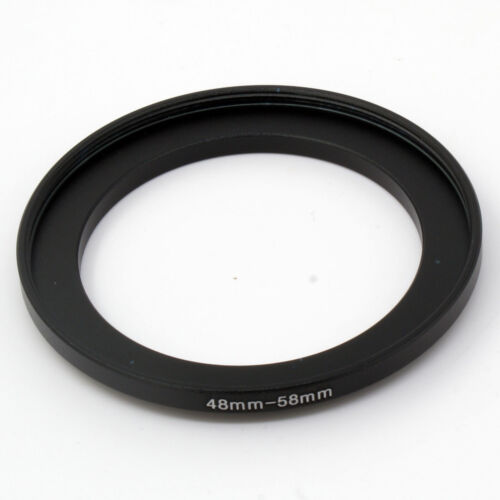 48-58 48mm-58mm Step up Filter Ring 48mm Male to 58mm Female Lens adapter