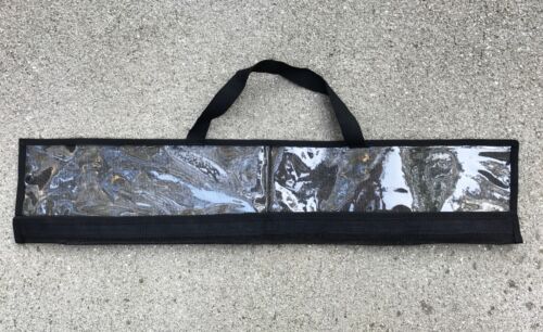 Black CUSTOM OFFSHORE TACKLE Spreader Bar Bag 30/" x 6/" Lure Dredge Storage