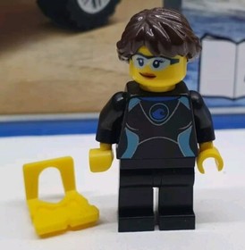 Lego City 60149 4x4 With Caravan Minifigure & Manual x2 REPLACEMENTS Used