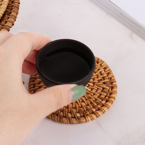 Insulation Placemats Handmade Bowl Pad Table Padding Rattan Coasters Cup Mats 