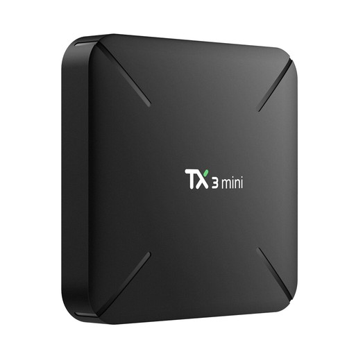TX3 mini Android 7.1 TV Box S905W Quad Core H.265 8GB WiFi 4K HD 3D Media Player
