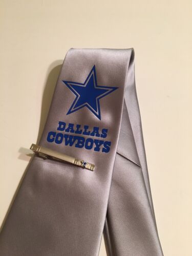 Dallas Cowboys Cool Tie And Tie Clips New 