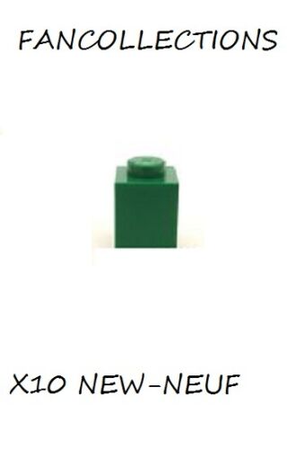 Green Brick 1x1-3005 NEUF LEGO X 10 