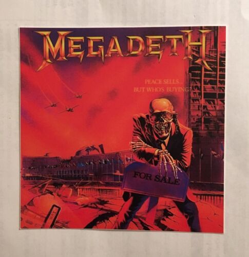 Megadeth Sticker Peace Sells But Whos Buying 