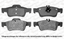 2004 Benz E500 w//Rear Vented Rotor Rotors Ceramic Pads R OE Replacement