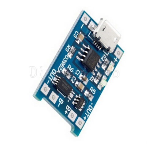 5Stks 5V Micro USB 1A 18650 Lithium Battery Charger Board Module TP4056 de