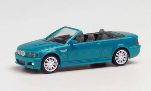 E46 Cabrio laguna seca blau 1:87 Herpa 022996-002 BMW M3 