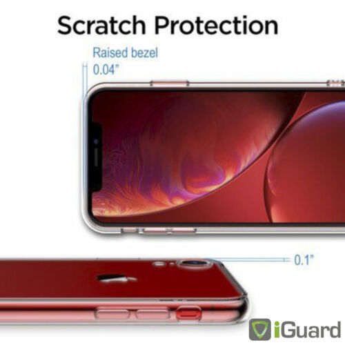 Para Apple iPhone XR 10 protección claro transparente funda de TPU funda para tipo bumper 6.1 