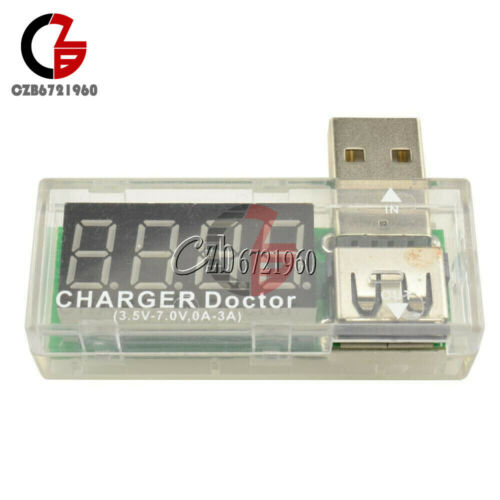 Chargeur USB médecin Voltmètre Ampèremètre Amp Testeur de tension détecteur HOT SELL