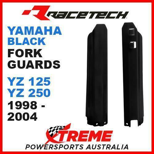 Rtech Yamaha YZ125 YZ250 YZ 125 250 1998-2004 Black Fork Guards Protectors