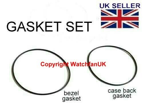 Bezel Caseback Gasket Set For Seiko 7S36-01E0 SKZ211