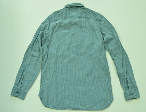New $195 Polo Ralph Lauren DOUBLE RL RRL Men/'s Striped Cotton Work Shirt