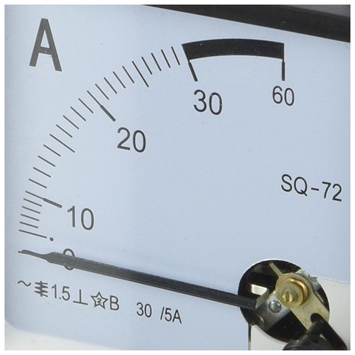 Beweglichen Quadratisch Panel Montage 0-30A AC Analog Amperemeter 72 mm x 7 A1A7